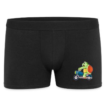 Moto tortue - Boxer Homme - noir - Devant