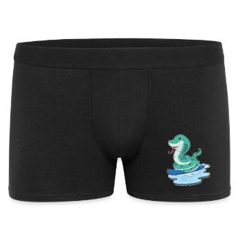 Snake Snowboarder Snowboard - Men's Boxer Shorts - black - Front