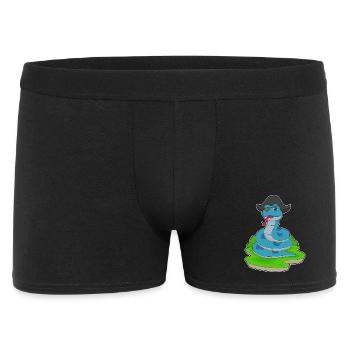 Serpent Pirate Chapeau de Pirate - Boxer Homme - noir - Devant