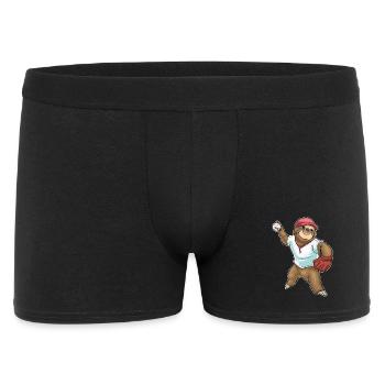 Sloth Baseball Baseball Glove - Men's Boxer Shorts - black - Front