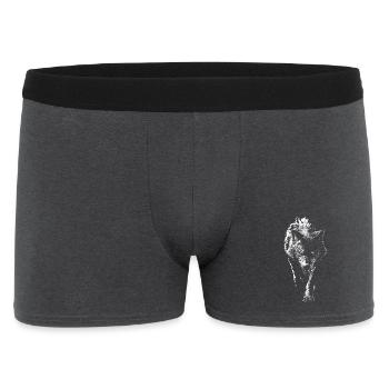 Wolf Norse Germanen Wikinger Nordische Mythologie - Männer Boxer Shorts - Anthrazit - Vorne