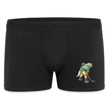 Labrador Hockey Hockey Sticks - Boxer Homme - noir - Devant