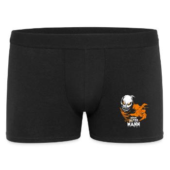 Böser alter Mann - Monster - Horror - Halloween - Männer Boxer Shorts - Schwarz - Vorne