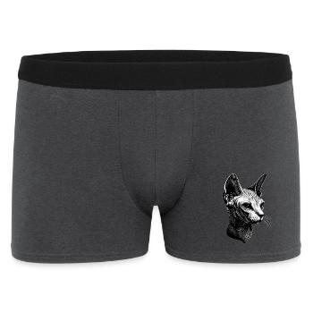 Sphynx Cat Sphynx Cat Canadian Cat Cute Sphinx - Men's Boxer Shorts - charcoal grey - Front