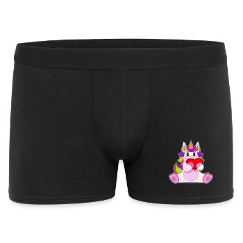 Cœur de licorne - Boxer Homme - noir - Devant