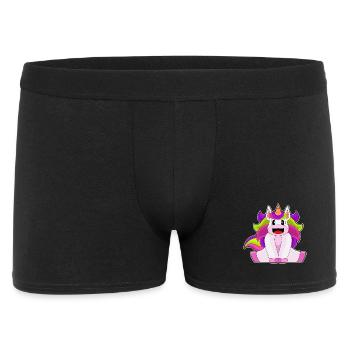 funny unicorn - Men's Boxer Shorts - black - Front