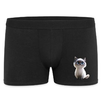 Chat Ragdoll Chat Ragdoll Chat Mignon Chats Ragdoll - Boxer Homme - noir - Devant
