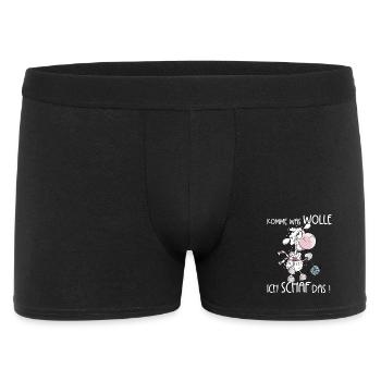 Come on, what do I want, sheep, the sheep - Men's Boxer Shorts - black - Front