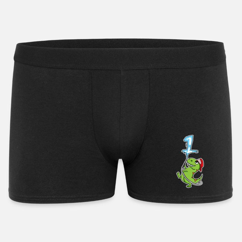 Zahl 1 - Männer Boxer Shorts - Schwarz