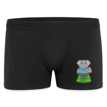 Elephant Sport de football américain - Boxer Homme - noir - Devant