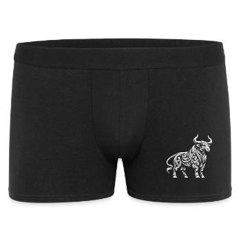 Taureau tribal - Boxer Homme - noir - Devant