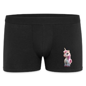 Unicorn Rider Pony Farm Horses Riding Unicorns - Men's Boxer Shorts - black - Front