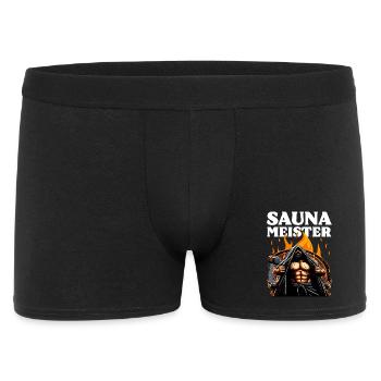 SAUNA MASTER - Men's Boxer Shorts - black - Front