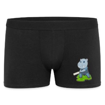 Hippopotame Cricket Battes de cricket - Boxer Homme - noir - Devant
