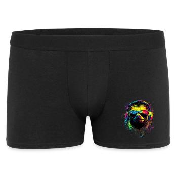 Sloth Colorful Colors Pop Art Lazy Sloths - Men's Boxer Shorts - black - Front