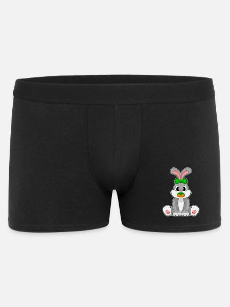 Bunny Baby Pacifier - Men's Boxer Shorts - black