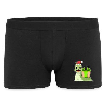 Snail Christmas Package - Men's Boxer Shorts - black - Front