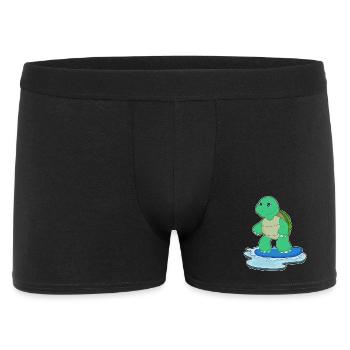 Turtle Snowboarder Snowboard - Boxer Homme - noir - Devant