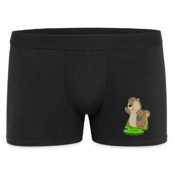 Écureuil Bowling Boule de bowling - Boxer Homme - noir - Devant