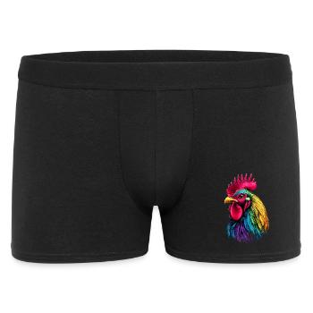 Rooster Chicken Daddy Chicken Coop Dad Farmer Chickens - Men's Boxer Shorts - black - Front