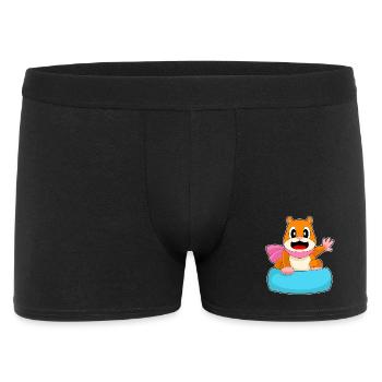 Snowboardeur Hamster Snowboard - Boxer Homme - noir - Devant