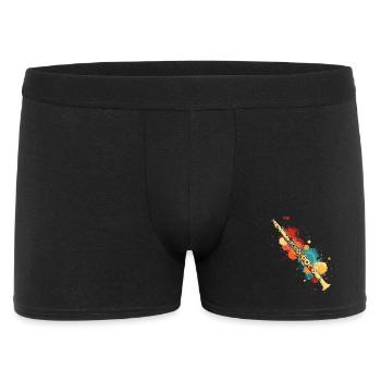 Flute Splashes of Color - Men's Boxer Shorts - black - Front