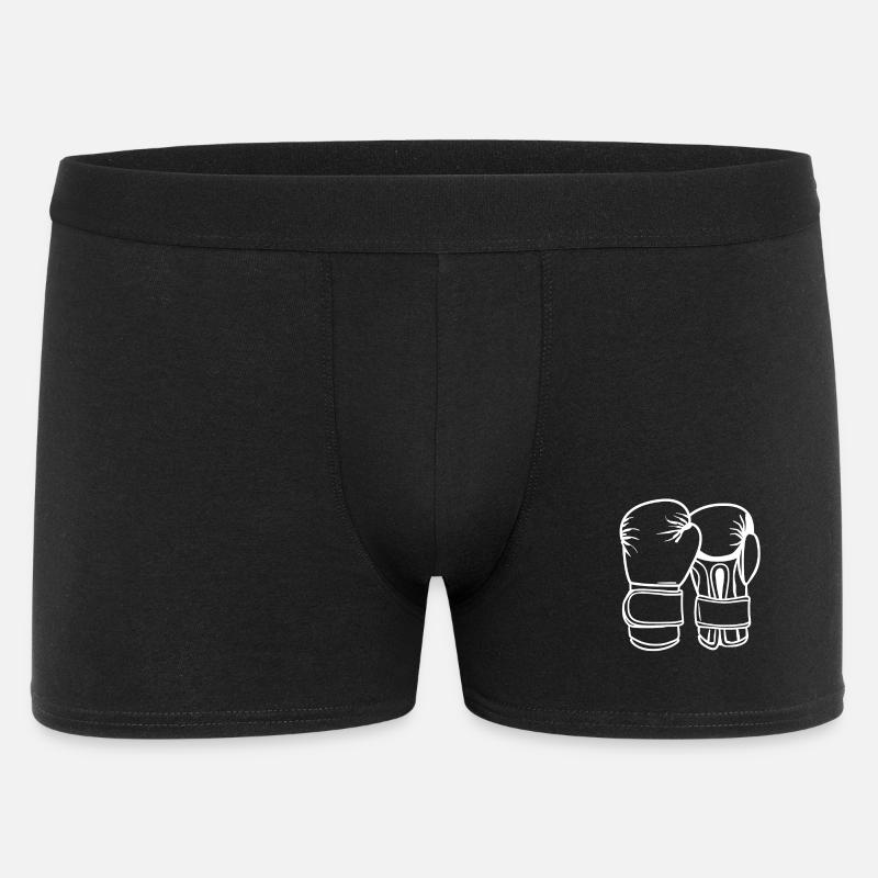 Boxhandschuhe Skizze - Männer Boxer Shorts - Schwarz