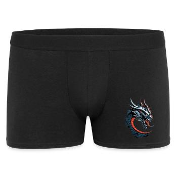 Dragon Créature mythique Dragon Lover Dragon de feu - Boxer Homme - noir - Devant