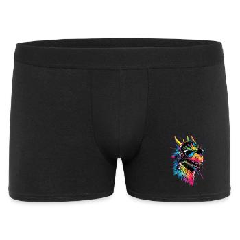 Dragon Créature mythique Dragon Lover Dragon de feu - Boxer Homme - noir - Devant