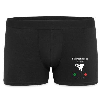 Le breakdance m' appelle, faut que j'y aille ! - Boxer Homme - noir - Devant