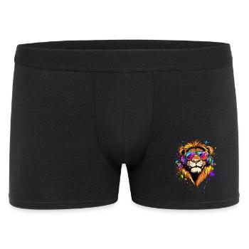 Lion Grand Chat Crinière de Lion Les Lions Amour Lions Sauvages - Boxer Homme - noir - Devant
