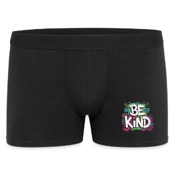 Be Kind - Neon! - Männer Boxer Shorts - Schwarz - Vorne