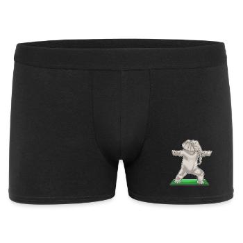 Elefant Yoga Fitness Gymnastik - Männer Boxer Shorts - Schwarz - Vorne