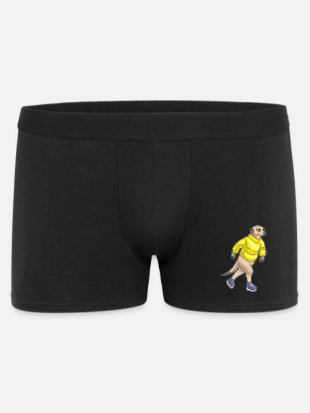 Meerkat Skating Skates - Men's Boxer Shorts - black