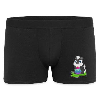 Œuf de Pâques Skunk - Boxer Homme - noir - Devant