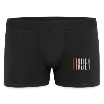 Italien Urlaub Toskana Geschenk - Männer Boxer Shorts - Schwarz - Vorne