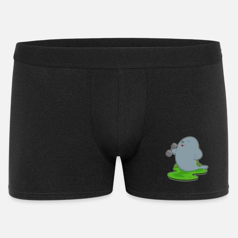 Seal Bodybuilder Haltère - Boxer Homme - noir