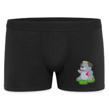 Dog Poker Cartes de poker - Boxer Homme - noir - Devant
