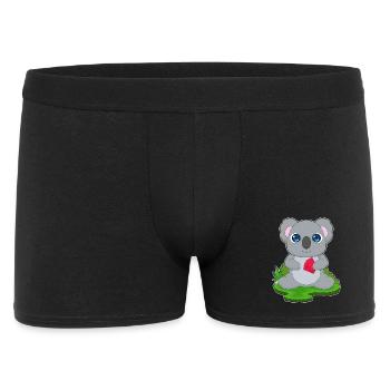 Koala Poker Cartes de poker - Boxer Homme - noir - Devant