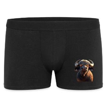 Buffalo Cape Buffalo Safari African Buffalo - Men's Boxer Shorts - black - Front