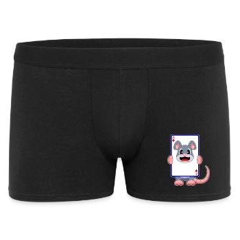 Mouse Poker Cartes de poker - Boxer Homme - noir - Devant