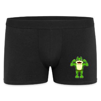 Frog Bodybuilder Bodybuilding Sport - Men's Boxer Shorts - black - Front
