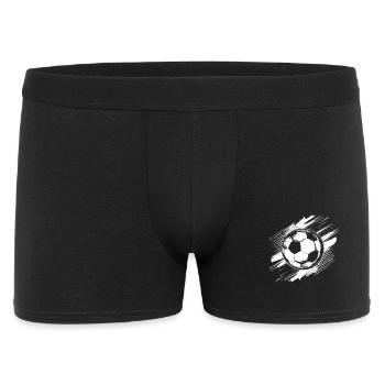 Fußball Grafik - Männer Boxer Shorts - Schwarz - Vorne