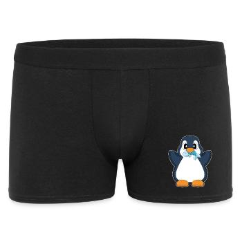 Penguin Fish - Men's Boxer Shorts - black - Front