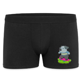 Chien Skater Skateboard - Boxer Homme - noir - Devant