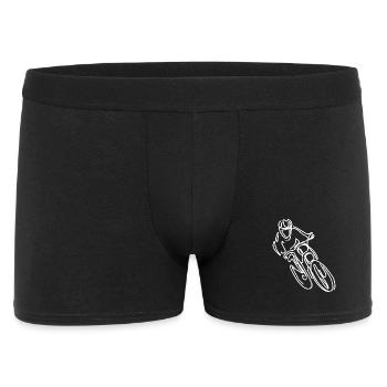 Dessin de VTT Freeride - Boxer Homme - noir - Devant