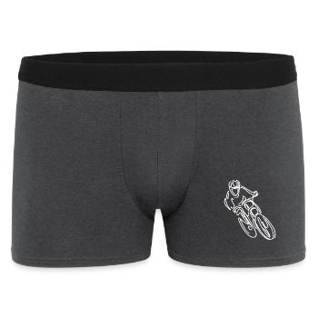 Dessin de VTT Freeride - Boxer Homme - charbon - Devant