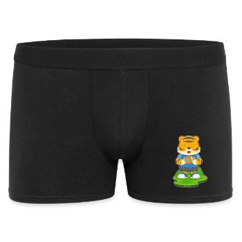 Tiger American Football Sports - Men's Boxer Shorts - black - Front