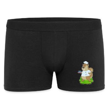 Squirrel Birthday Cake - Men's Boxer Shorts - black - Front