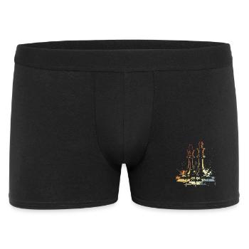 Vintage Chess - Men's Boxer Shorts - black - Front